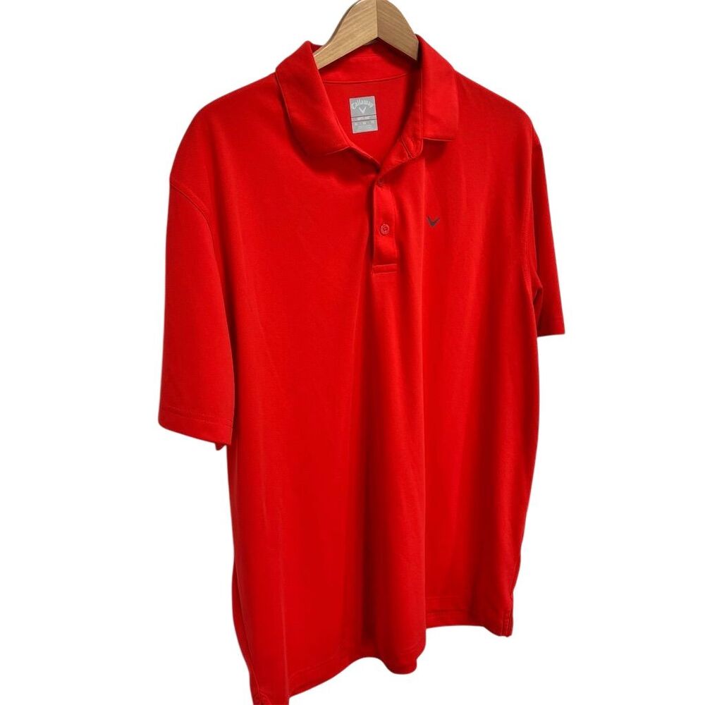 Gallaway Men's XL Orange Opti-Dri Golf Polo Shirt‎ Short Sleeve